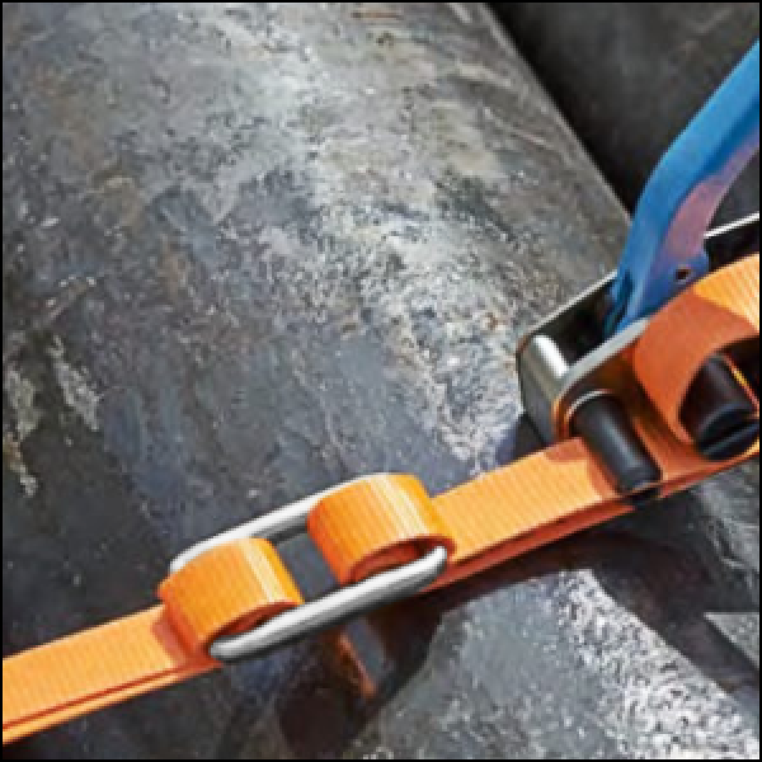 1 5/8" x 328' Woven Cord Lashing, 5000 DAN/ 11000 lbs. Break Strength, AAR Approved, Orange 8